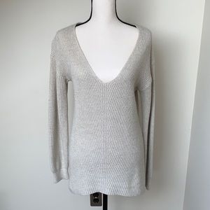 BP Tan V Neck Sweater